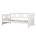 Harper & Bright Designs Twin Daybed Frame, Solid Wood Daybed Frame,No Box Spring Needed, White Daybed