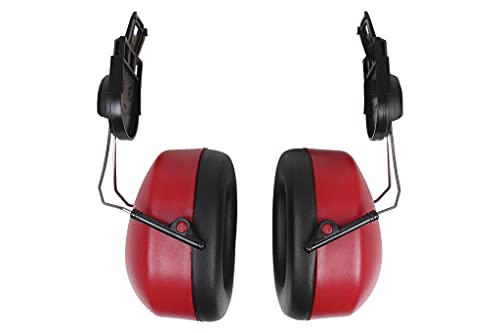 Cap Mounted Ear Muff, Red, SNR-23 Db - Image 3