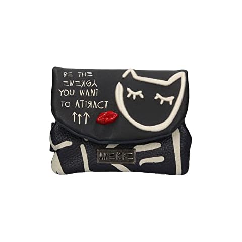 ANEKKE | Navy Blue Purse with Energy Flap - Anekke Fun & Music | Accessories and Accessories for Women | Anekke Bags for Women Measures 13/10/2 cm, various Cover