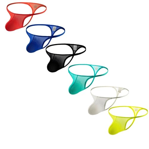 String en résille transparent pour homme - Sous-vêtements taille basse et respirants