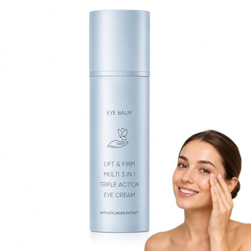 Korean Under-Eye Balm Stick Hidratante Para Ojos Con Fórmula Ligera De Rápida Absorción Ayuda A Suavizar La Apariencia De Líneas Ojeras Sequedad Y Mirada Cansada En La Rutina Diaria (3 pcs)