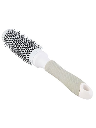 Image of ROOTS Professional Barrel Hair Brush for Blow Drying, Curling & Straightening | With Ceramic Barrel and Natural Boar Bristle | For Men and Women | For Healthy & Stylish Hair | Model No - PEC34
