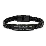 Amangny New Insurance adjuster Gifts, Insurance Adjuster A.K.A Wizard, New Birthday Braided Leather Bracelet For Friends From Colleagues, Jewelry, Fashion, Accessories, Style