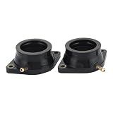 GOOFIT Pièces De Moteur De Moto Collecteur D'admission Tubulure D'admission Carburateur Adaptateur Remplacement pour XVS BT1100 XVS1100AT V Star XVS1100A 5EL 13586 00