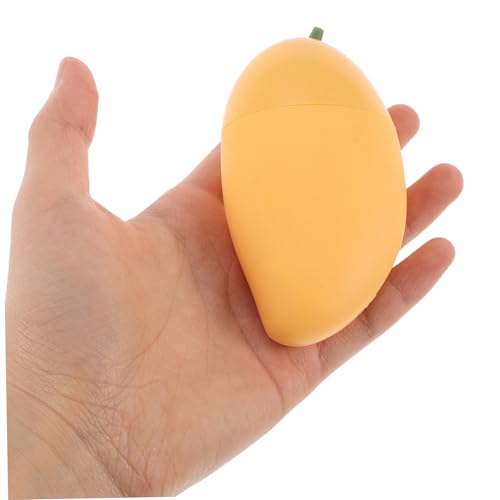 HAKIDZEL 5pcs 40g Mango Sunscreen Lotion Bottles Refillable Travel Containers for Liquid Skincare Essentials Small Plastic Bottles for Toiletries