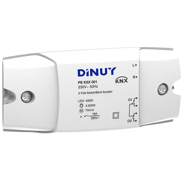 Actionneur KNX-RF2 DINUY PE K5X 001 pour volet roulant de salon