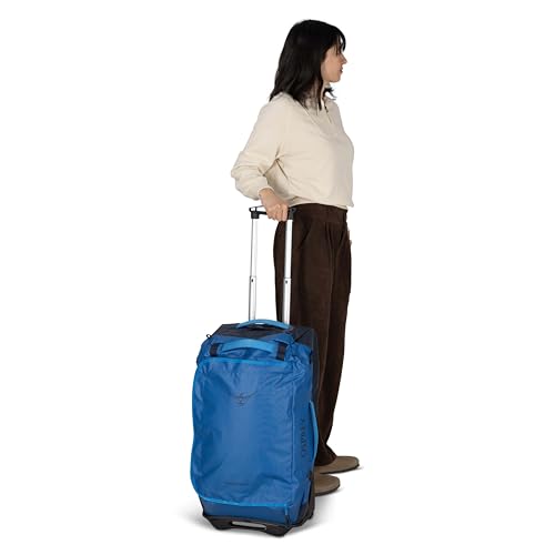 Osprey Transporter 60L Wheeled Travel Duffel Bag - Lightweight Rolling Suitcase for Men and Women, Raven Black - Image 10