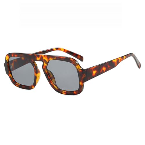 Lunettes de soleil UV400 léopard pour le sport et le plein air