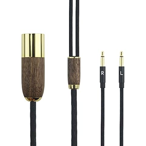 Cable XLR de 4 pines balanceado para Meze 99 con carcasa de nogal Cover