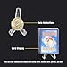 Pack of 5 Mini Clear Acrylic Easel Stands Coin Display for Pictures Party Accessories - Durable & Sturdy Design - Ideal for Home Display, Office, Shop, Special Events 2.04 x .066 x 2.67 (5)