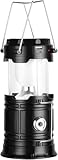 Portable Collapsible LED Camping Lantern Lightweight Waterproof Solar USB Rechargeable LED Flashlight Survival Kits for Indoor Outdoor Home Emergency Light Power Outages Hiking Hurricane