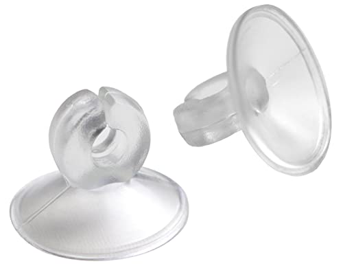 BAZERGA 25 ventosas de 27 mm de diámetro para cadena de luces, para acuario, soporte de manguera, ventosa con ranura para cable, ventana, cadena de luces, fijación, iluminación de Navidad Cover