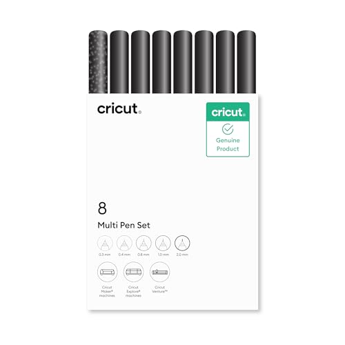 Cricut Multi-Stifte-Set Schwarz - 8er-Pack