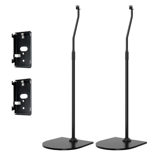 Adjustable Height Speaker Stand Pair for Bose with Cable Management, for WB-50 II,UFS-20 II,UTS-20 II,CM520, Lifestyle 600, CineMate II,Lifestyle SoundTouch,Acoustimass Series Floor Speaker Stands