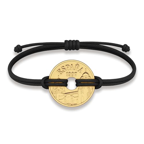 Image of HOBBY OF KINGS Good Luck Coin Bracelet | 18k Gold Plated Wristband | Handmade Jewelry for Collectors and History Lovers