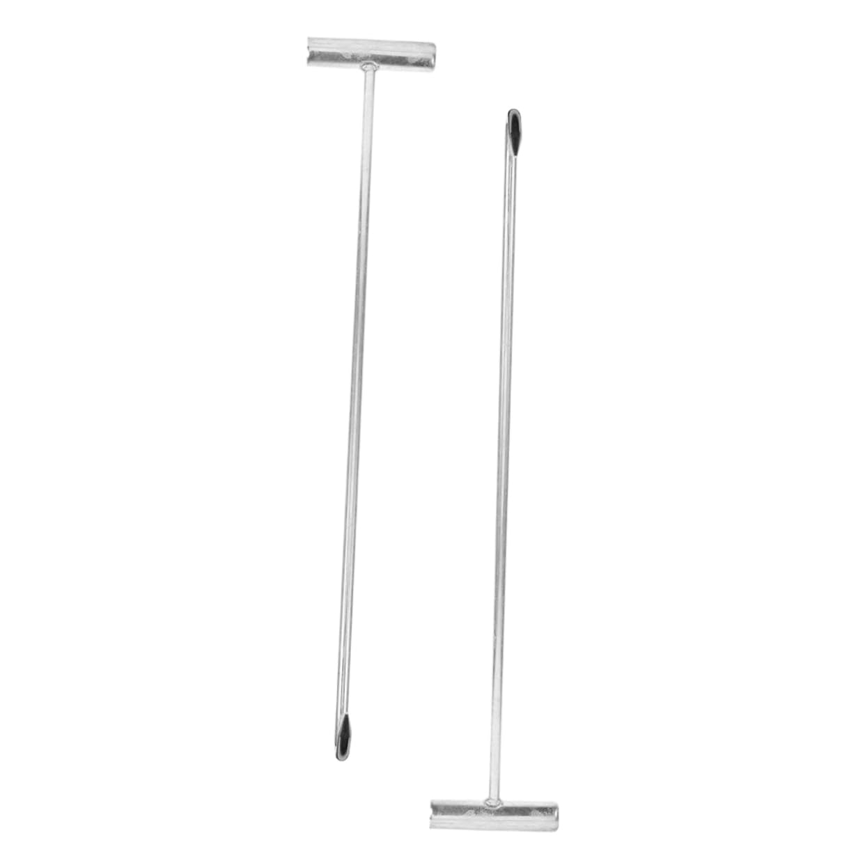 HAWILLOSCH - T-Shaped Hook Set 50cm Long for Manhole Cover and Roller Shutter Door Lifting