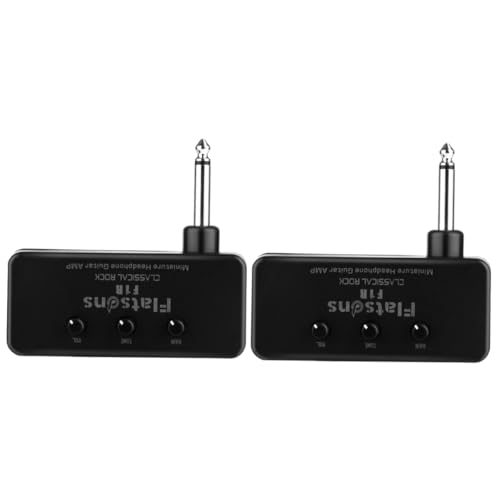SAFIGLE Miniatur Gitarren-Kopfhörerverstärker, 2er Sets
