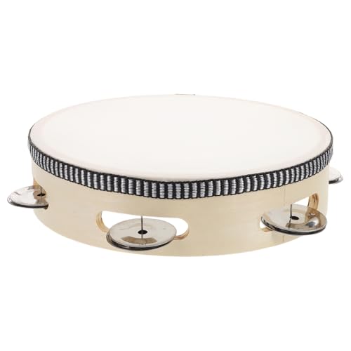 Generic Handheld Tambourine Musical Instrument for Music Education Interactive Activities Enhances Rhythm Skills and Creativity