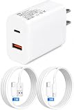 タイプC充電器 USB Type-C充電器 PD20W急速充電対応 USB-A&Type-C 2ポート搭載 コンセント式電源アダプター iPhone 18Air /18 Pro Max/17/16/15/14/13/SE3、iPad、Android、タブレット対応 製品画像:5位