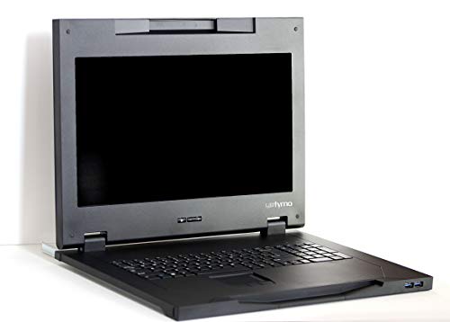 KVM Console 17.3 Full HD - Made in USA - TAA Compliant - 1U Rackmount Console Rack - Server Rack Mount Monitor with 1920 x 1080 Resolution - Rackmount Monitor with VGA & Display Port by Uptyma by UPtyma - Image 5