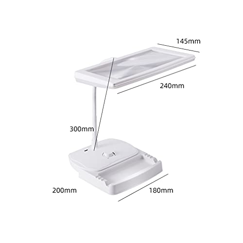 Loupe de lecture avec lampe de bureau LED réglable Wisdom - 4