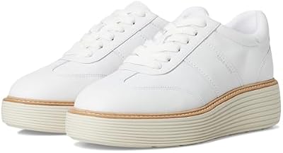 Cole Haan Women's Originalgrand Max Platform Sneakers, White Leather, 9-B US