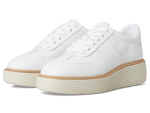 Cole Haan Women's Originalgrand Max Platform Sneakers, White Leather, 9.5-B US by Cole Haan - Used condition - US$43.62