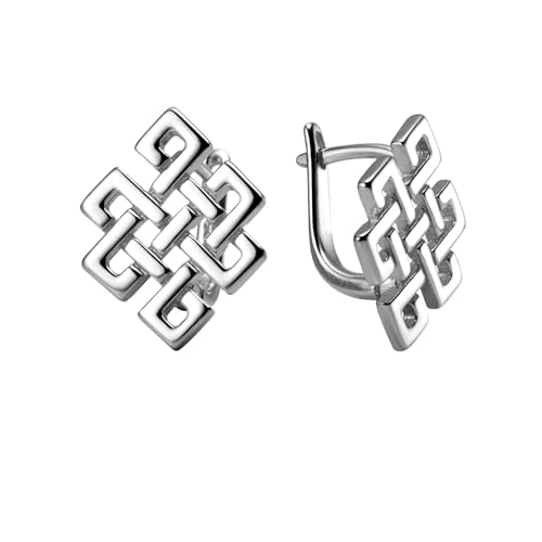 LillyMarie Boucles DOreilles En Argent Sterling Avec Motif De Nœud Celtique Pour Femme