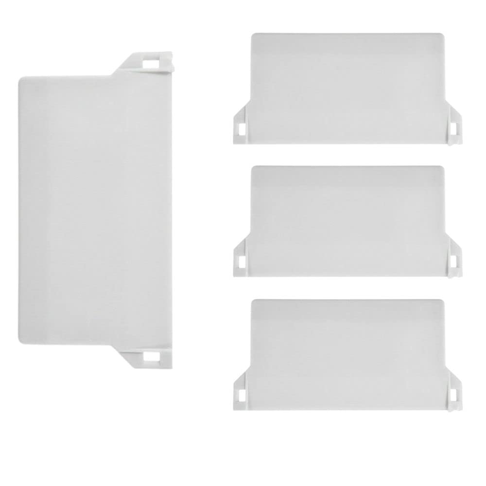 Vertical Blind Weights & Bottom Stabilizing Blinds Slats Replacement White 89mm (3.5") Spare Replacement Spares Bottom Weights Slats blinds accessories Pack of 50