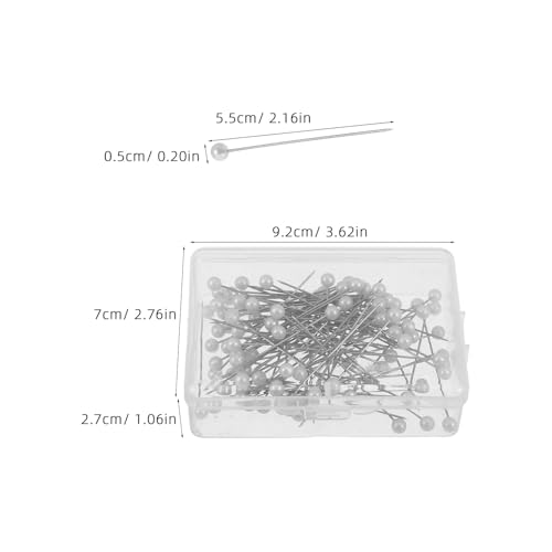 Chinchetas para mapas blancas con punta de acero inoxidable para corcho 3