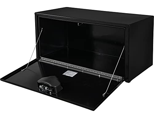 Buyers Products 1703100 14x16x24 Inch Black Steel Underbody Truck Box, Locking Paddle Latch, Recessed Drop Door, Weatherproof Tool Storage for Flatbed and Service Body Trucks, 14 Gauge Steel by Buyers Products Company - Image 9