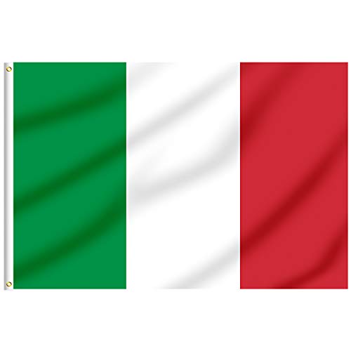 Drapeau Italie 150x240cm en polyester grand format pour l'extérieur