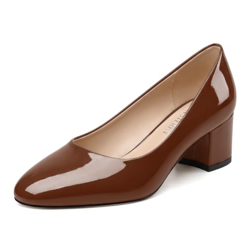 Image of SKYSTERRY Women's Low Heel Dress Pumps Shoes 2 Inch