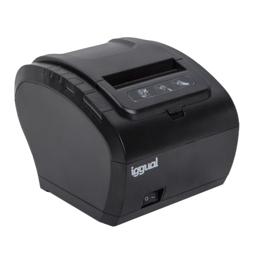 iggual Impresora Térmica de Tickets y Recibos TP8002 para TPV Y POS...