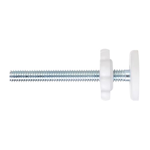 Image of 4 Pack Baby Gate Threaded Spindle Rod 10MM, Replacement Screw Bolts Hardware Parts Kit for Pet & Dog Pressure Mounted Safety Door & Stair Gates (a White)