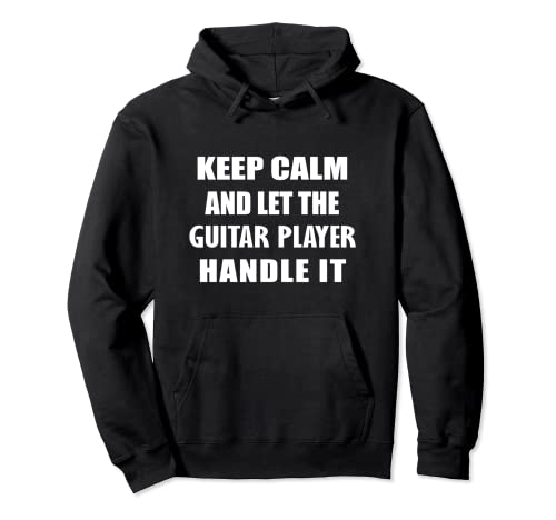 Guitarrista - Mango Keep Calm - Músico Divertido Guitarrista Sudadera con Capucha