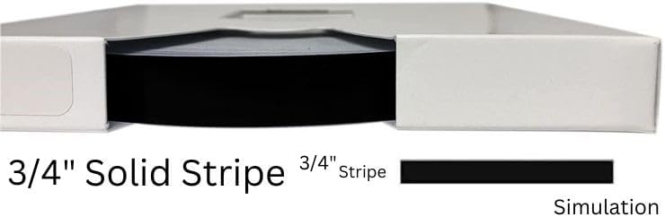 Prostripe 3/4" x 150' Solid Automotive Pinstripe Tape for Cars, Trucks, and SUVS R54002 (Black)