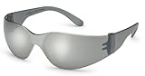 Gateway Safety 468M UL-Certified StarLite Safety Glasses, Silver Mirror Lens, Gray Temple (Pack of 10)