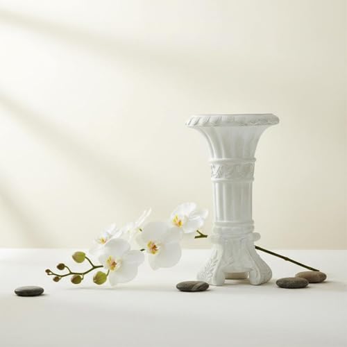 Vase sculpture résine décoratif pour console salon et table maison - 3