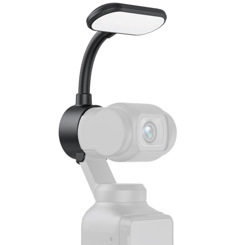 Luz suave para DJI Pocket 4 que evita la fatiga visual en grabaciones de vídeo y vlogs