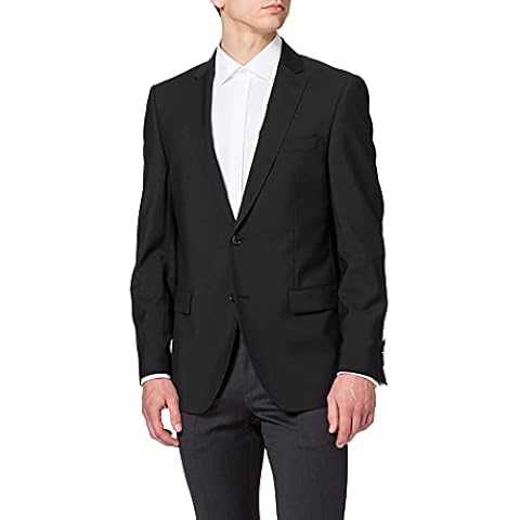 Bugatti Men's Black Plain Blazer 34S Cover