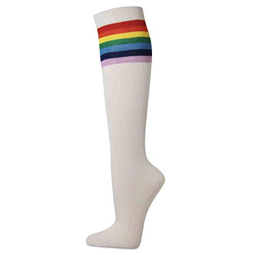 Image of SocksKnee Women Multi-Pack Colorful Variety Design Assorted Activewear Knee-High Stocking Socks, 9-11