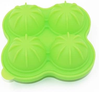 Summer 4 Cavity Silicone Ice Ball Jelly Pudding Silica Gel Ice Pop Silicone Ice Cube Trays Kitchen Tools (C) (D)