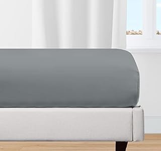 100% Long Staple Cotton Fitted Sheet King Size Bed 150x200+30cm, 400 Thread Count Soft & Cooling Sateen Fabric is like Egyptian Cotton (Indigo Navy Blue colour)