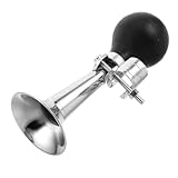 Look moderno: la finitura elettrolitica in metallo nero aggiunge un tocco elegante e moderno alla tua bicicletta, migliorandone l'aspetto visivo, accessori per ciclismo, clacson per bicicletta
