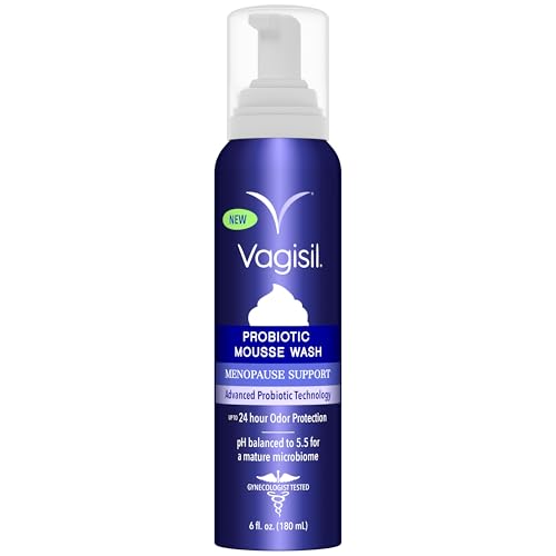 Vagisil Menopause Probiotic Mousse Wash Advance Probitotic Technology With Up To 24 Hour Odour Protection 180ml