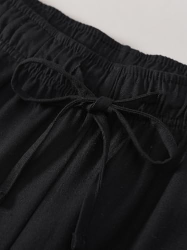 Weintee Women's Tall Linen Pants Long 32 Inch Inseam3