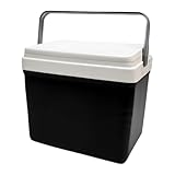 Caixa Térmica 42 Litros Preta Portatil Praia Camping Viagem Cooler