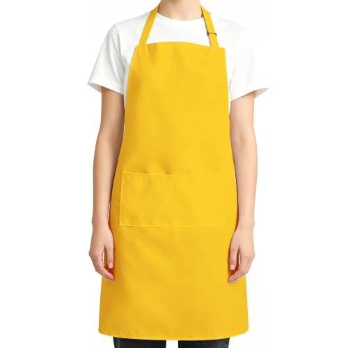 Image of Syntus Chef Apron for Men Women with Pockets, Thick Grilling BBQ Apron