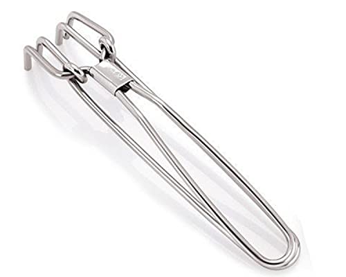 Image of BLeaf Stainless Steel-Wire Tong, Utensil Holder, Pakkad (Pack of 1)